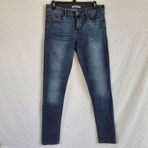 Banana Republic womens skinny jeans. Blue stretch denim.
